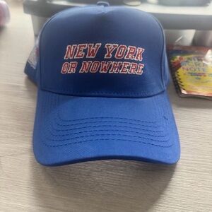 New York Rangers Blue 'New York or Nowhere' Cap